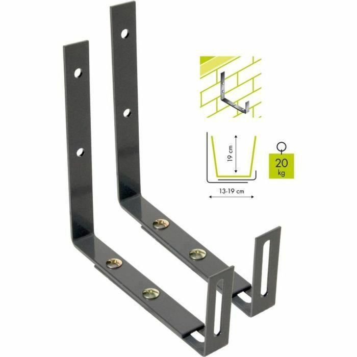 Gancho de Pared - GARDEN ID - Ajustable 1x - Versátil - Carga 20 kg - Diseño Inteligente Gancho de Pared - GARDEN ID - Ajustable 1x - Versátil - Carga 20 kg - Diseño Inteligente