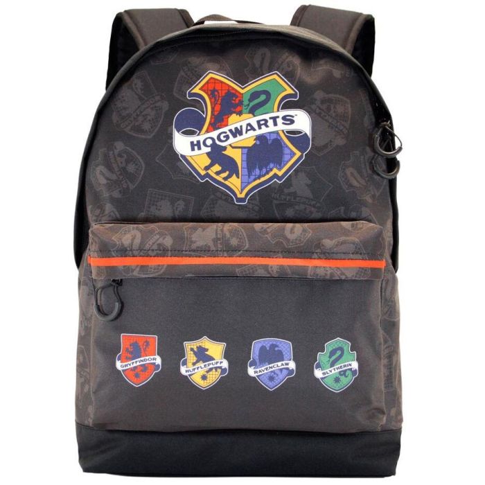 Harry Potter Mochila HS FAN College Gris 22L - Urbana Ligera con Compartimento Único y Ajustable 2