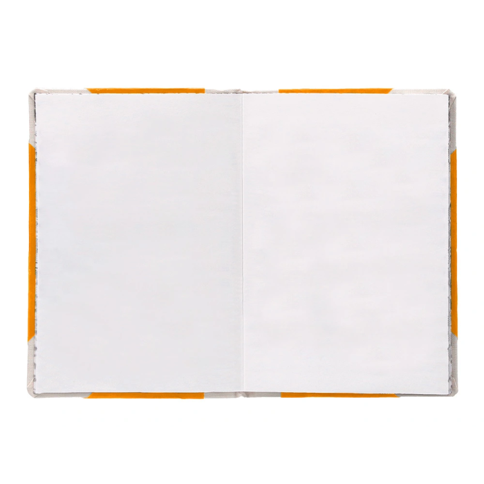 Fernandes Libro Cartone Cosido Din A6+ Liso 50 Hojas 100 Gr Naranja 6