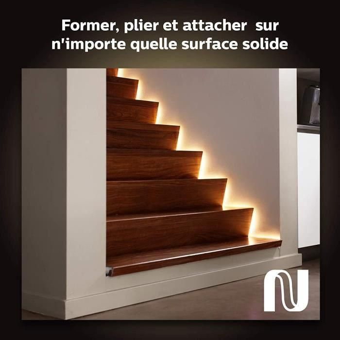 Philips Hue White & Color Indoor Lights Strips Extension 1M, V4, trabaja con Alexa, Google Assistant y Apple HomeKit 1 Philips Hue White & Color Indoor Lights Strips Extension 1M, V4, trabaja con Alexa, Google Assistant y Apple HomeKit 1