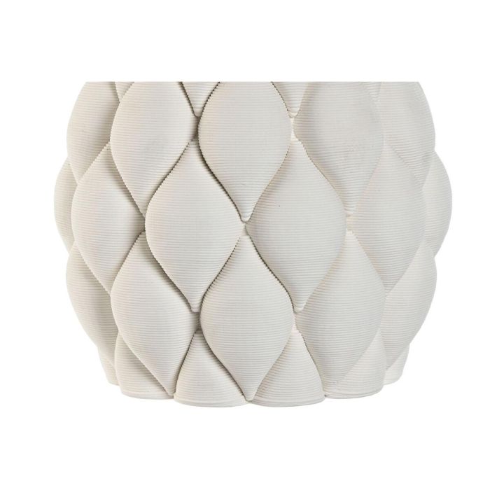 Jarron Moderno DKD Home Decor Blanco 15 x 15 x 15 cm 2