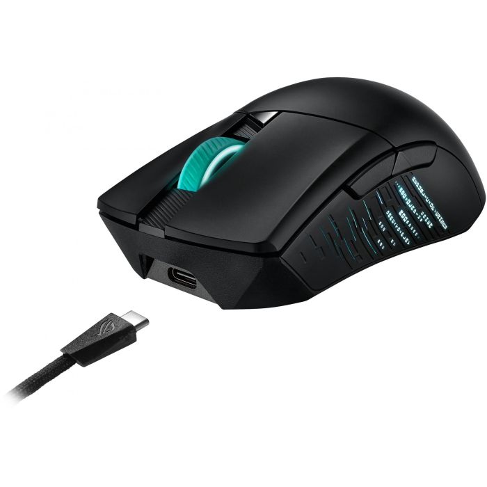 ASUS ROG Gladius III, ratón gaming óptico, 19000 dpi, 6 botones, cable USB, negro 4 ASUS ROG Gladius III, ratón gaming óptico, 19000 dpi, 6 botones, cable USB, negro 4