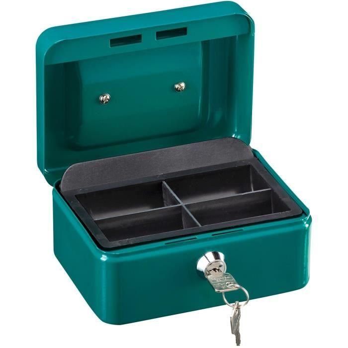 Burg Wachter AUC4003482106709 Caja de Monedas Money 5015 Verde con Apertura con Llave de Acero 3
