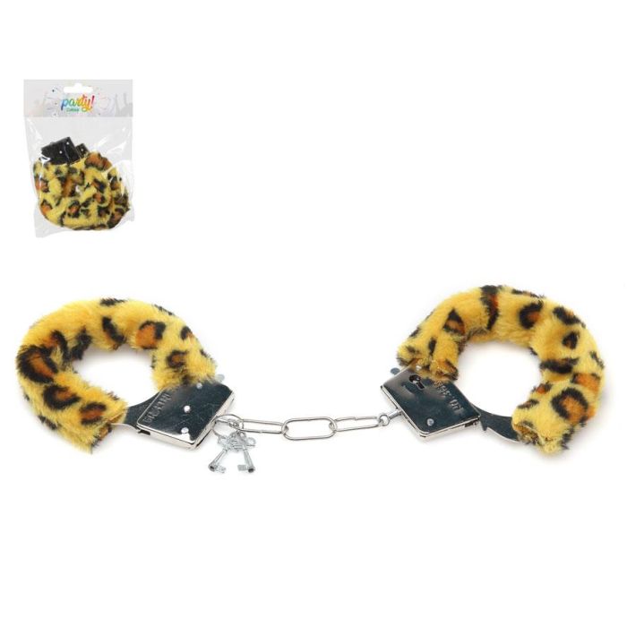 Esposas Con Diseño De Pelaje De Leopardo Y Llave