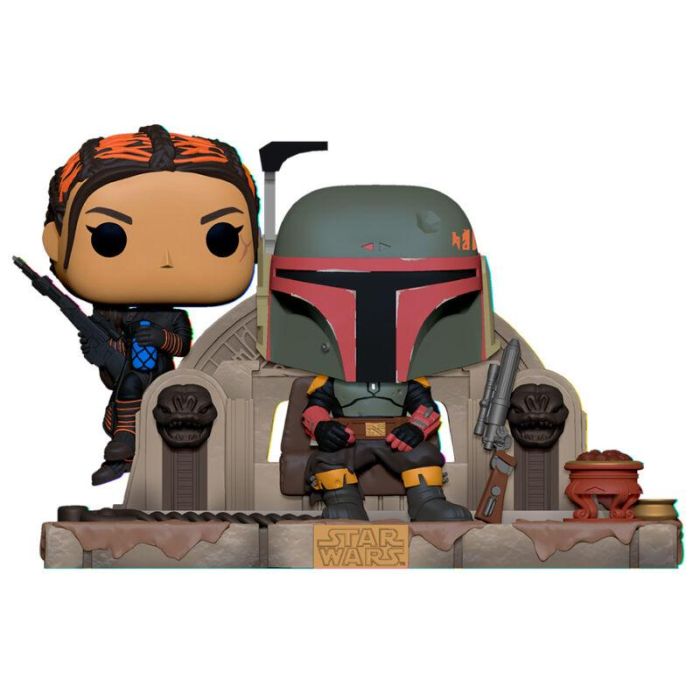 Funko Pop Moment Star Wars The Mandaloriano Boba Fett & Fennec Shand Figura de Vinilo 15 cm 0 Funko Pop Moment Star Wars The Mandaloriano Boba Fett & Fennec Shand Figura de Vinilo 15 cm 0