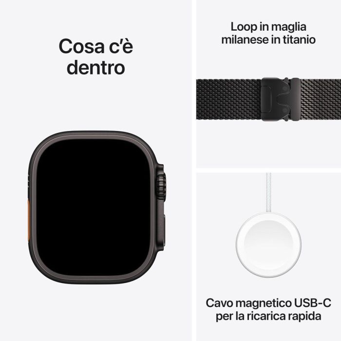 Smartwatch Apple MF1Q4QL/A Negro 49 mm 1 Smartwatch Apple MF1Q4QL/A Negro 49 mm 1