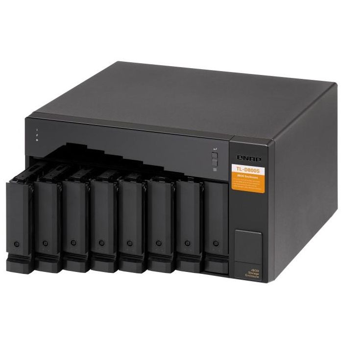 QNAP TL-D800S 8-bay Desktop SATA JBOD Expansion Unit 2