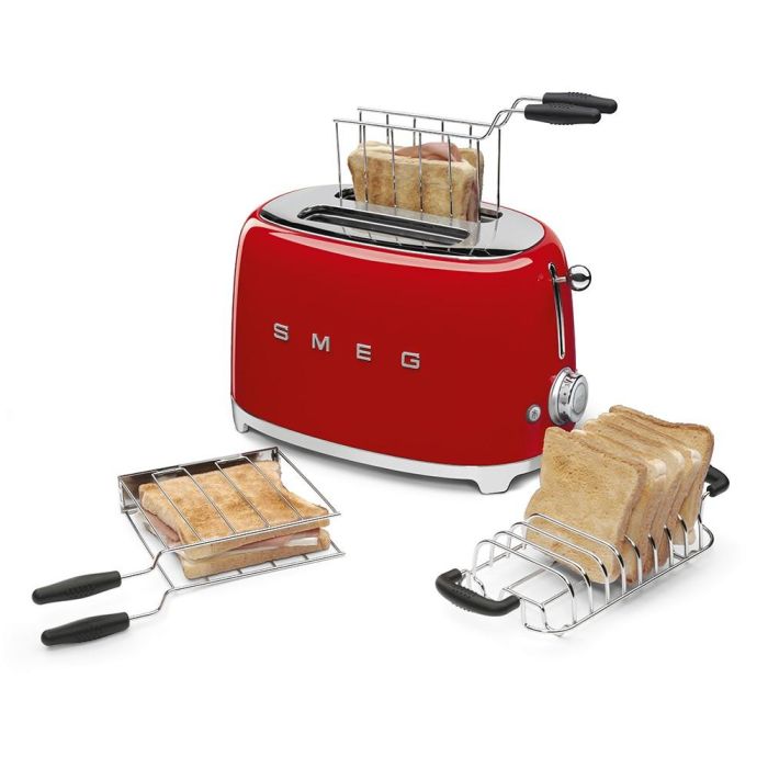 Tostadora Smeg TSF01RDEU 950W 950 W Rojo 4 Tostadora Smeg TSF01RDEU 950W 950 W Rojo 4