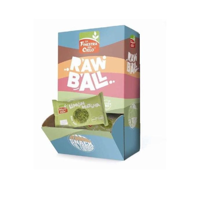 LA FINESTRA SUL CIELO Barritas Energy Ball Matcha Limón Eco Sin Gluten Veganas 20 Unidades