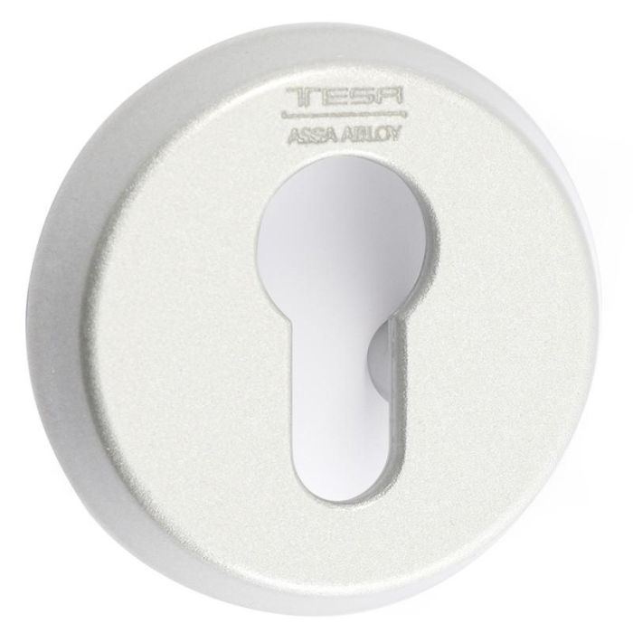 TESA E300L26Cm Escudo de Seguridad Abierto para Cerradura Cromo Mate