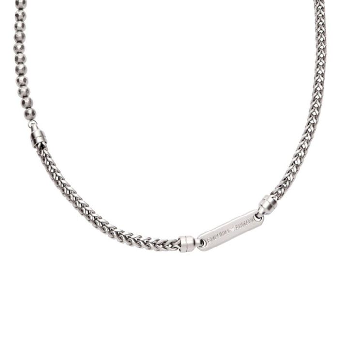 Collar Mujer Emporio Armani EGS3182040 Plateado Collar Mujer Emporio Armani EGS3182040 Plateado