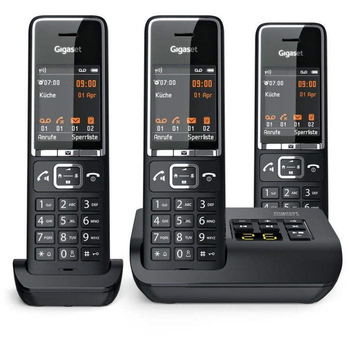 Gigaset COMFORT 550A trio schwarz/chrom 2 Gigaset COMFORT 550A trio schwarz/chrom 2