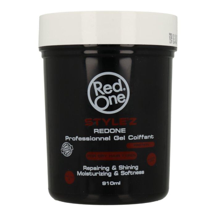 Red One Gel fijador Professional Hair Protein con vitaminas extra fuerte 910 ml