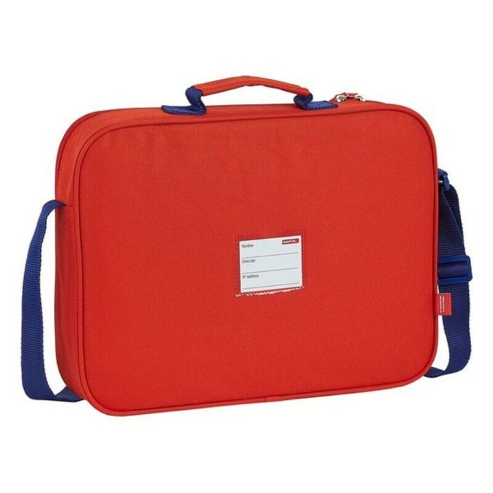 Cartera Escolar Atlético Madrid Rojo Azul Blanco (38 x 28 x 6 cm) 3