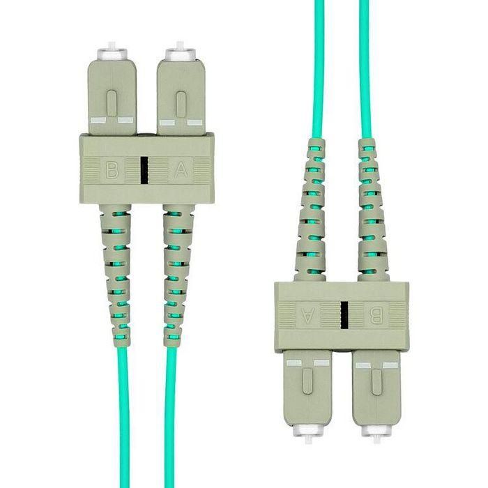 ProXtend SC-SC UPC OM3 Cable de Fibra Óptica Dúplex Multimodo Patch 5 Metros con Revestimiento LSZH para Redes de Alta Velocidad