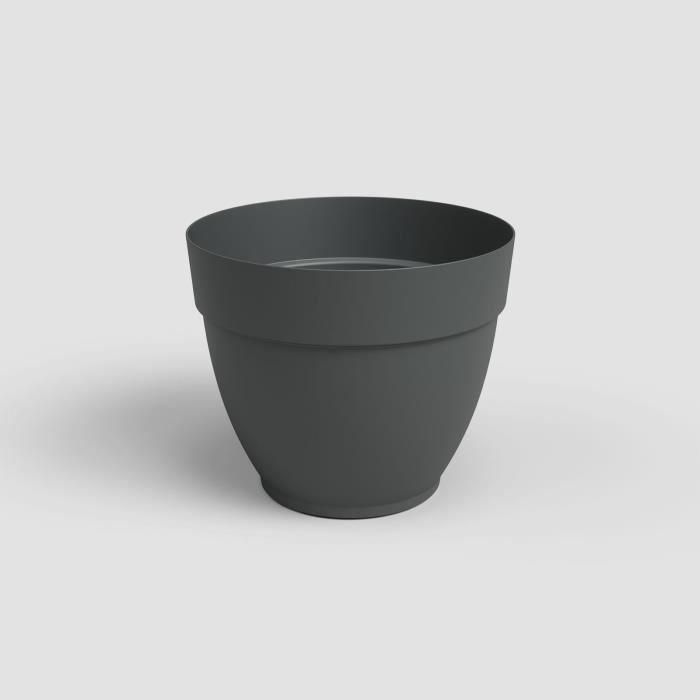 Artevasi Maceta Capri Campana Antracita 30 cm (L 30 x P 30 x H 25,2 cm) - 12L