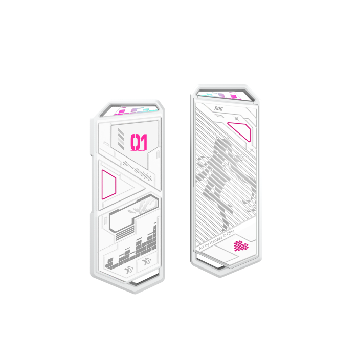 Asus Rog Strix Arion Hatsune Miku Edition Caja Externa para Unidad de Estado Sólido (Ssd) Blanco M.2 4