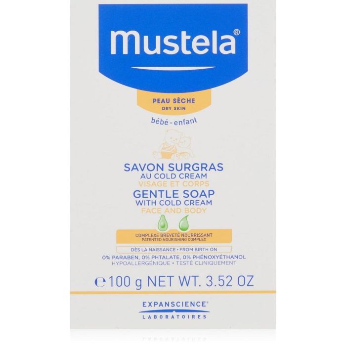 Mustela Bébé Jabón Sobregraso Al Cold Cream Nutriprotector