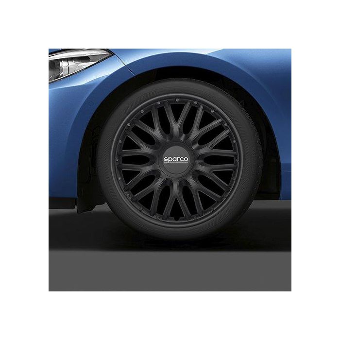 Sparco Tapacubos Roma Negro 16" SPC1696BK 4 Unidades 0 Sparco Tapacubos Roma Negro 16" SPC1696BK 4 Unidades 0