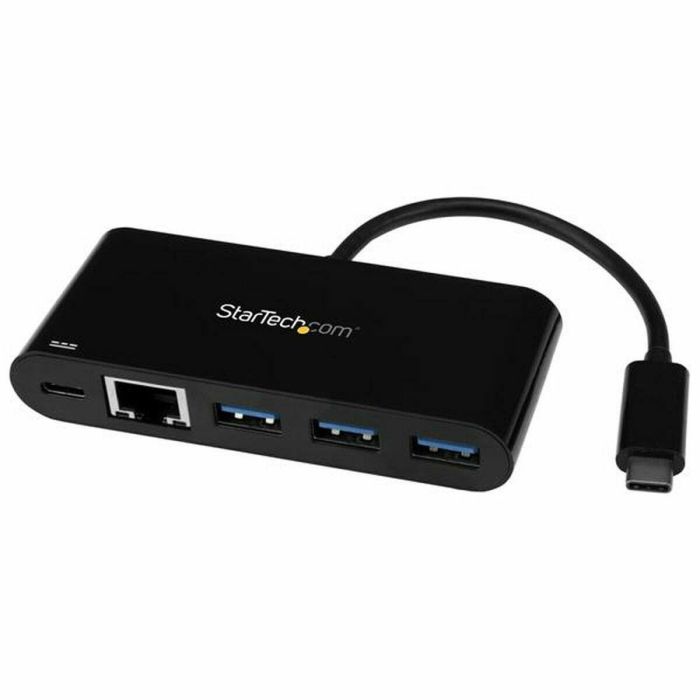 Hub USB Startech HB30C3AGEPD Negro