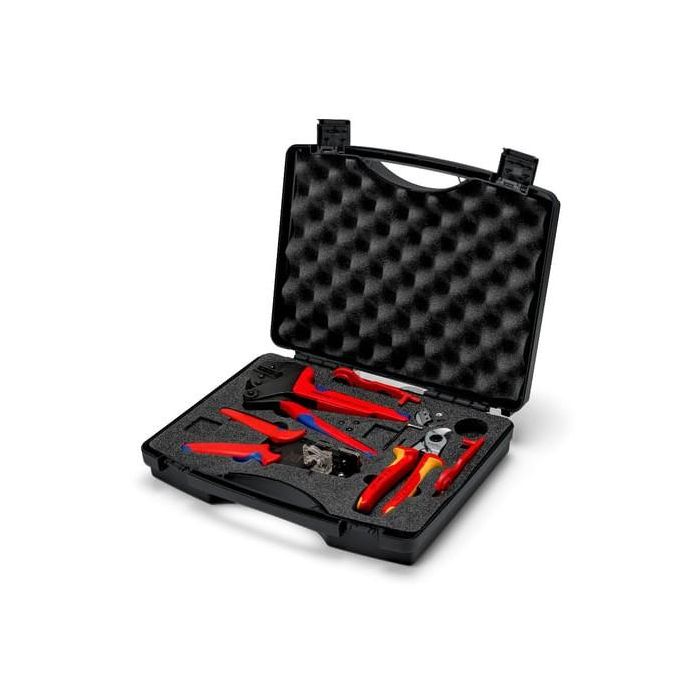 KNIPEX Werkzeugkoffer fr Photovoltaik MC4 1 KNIPEX Werkzeugkoffer fr Photovoltaik MC4 1