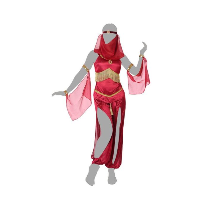 Disfraz Bailarina Árabe Rojo Mujer Adulto Talla XS-S