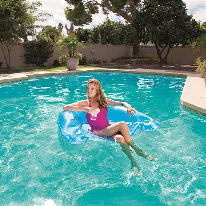 Bestway Sillon Hinchable con Asas y Portabebida Color Surtido 152x99 cm Playa y Piscina 43118