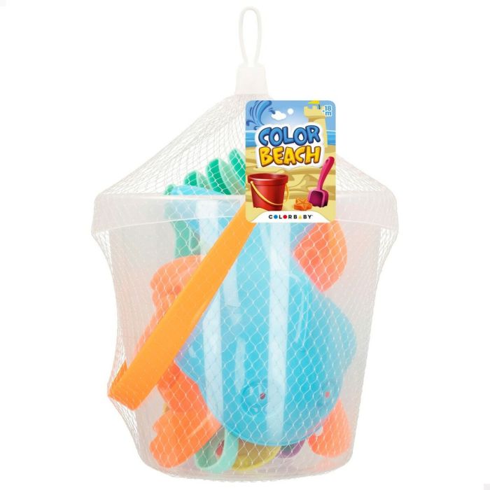Set de Juguetes de Playa Colorbaby Ø 18 cm (24 Unidades) 3 Set de Juguetes de Playa Colorbaby Ø 18 cm (24 Unidades) 3