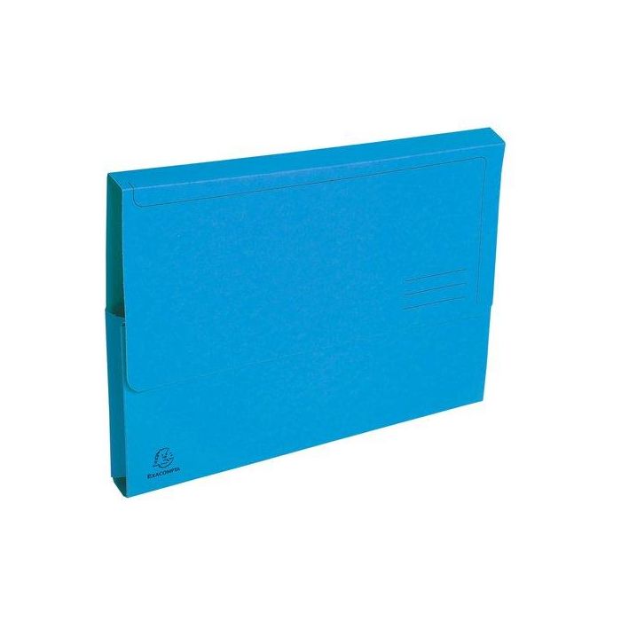 Subcarpeta Exacompta Forever (Bolsa Fuelle 32Mm) 290G A4 Azul Paquete De 10