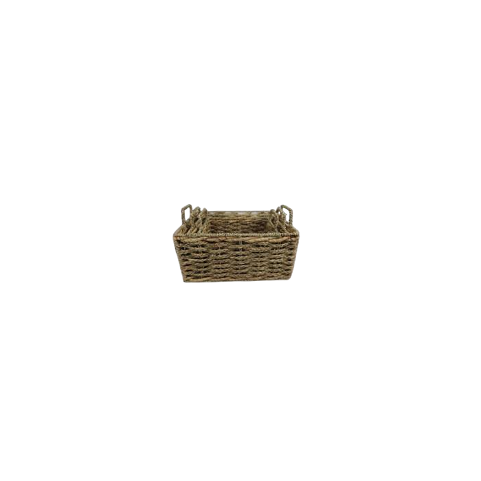 Cesta Tropical DKD Home Decor Natural 27 x 24 x 36 cm Set de 3 (2 Unidades) 0 Cesta Tropical DKD Home Decor Natural 27 x 24 x 36 cm Set de 3 (2 Unidades) 0
