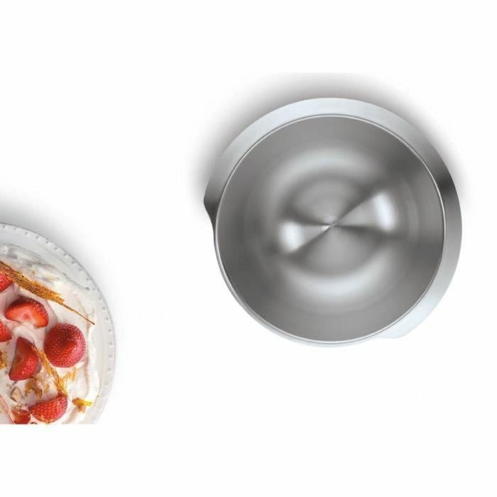 Bosch MUZ5ER2 Bol de acero inoxidable para Robot de cocina MUM5, 3,9 L, hasta 0,75 kg de harina y 2 kg de masa máxima. 3