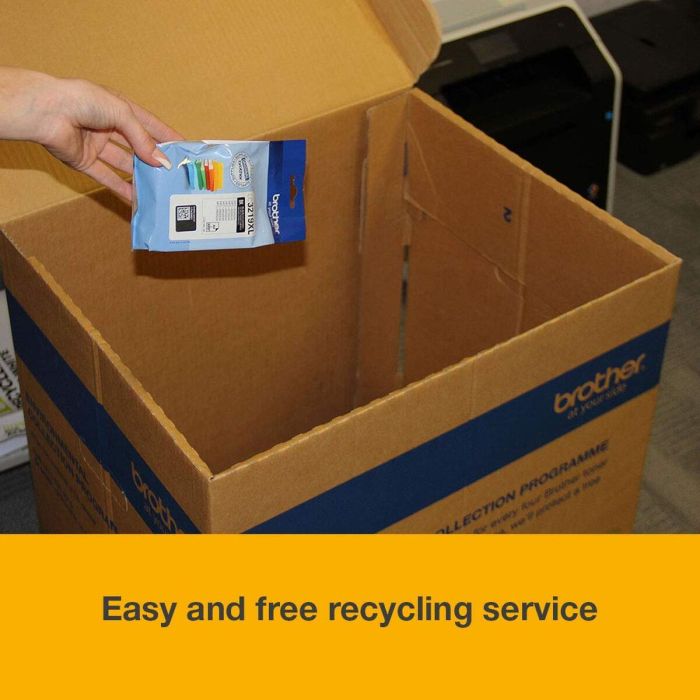 Cartucho de Tinta Original Brother Amarillo (5 Unidades) 3 Cartucho de Tinta Original Brother Amarillo (5 Unidades) 3