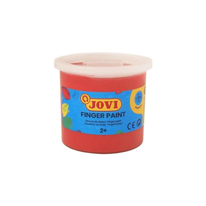 Jovi Estuche 5 Botes Pintura De Dedos 125 mL Bermellón