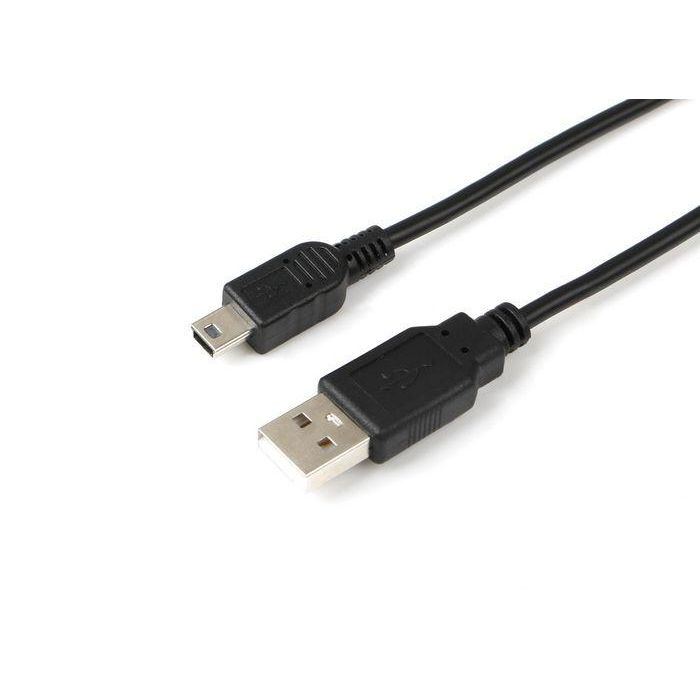MicroConnect Cable USB 2.0 de 1 Metro con Conector Mini USB Tipo B 5 Pines para Dispositivos Externos y Transferencia de Datos de 480 Mbps