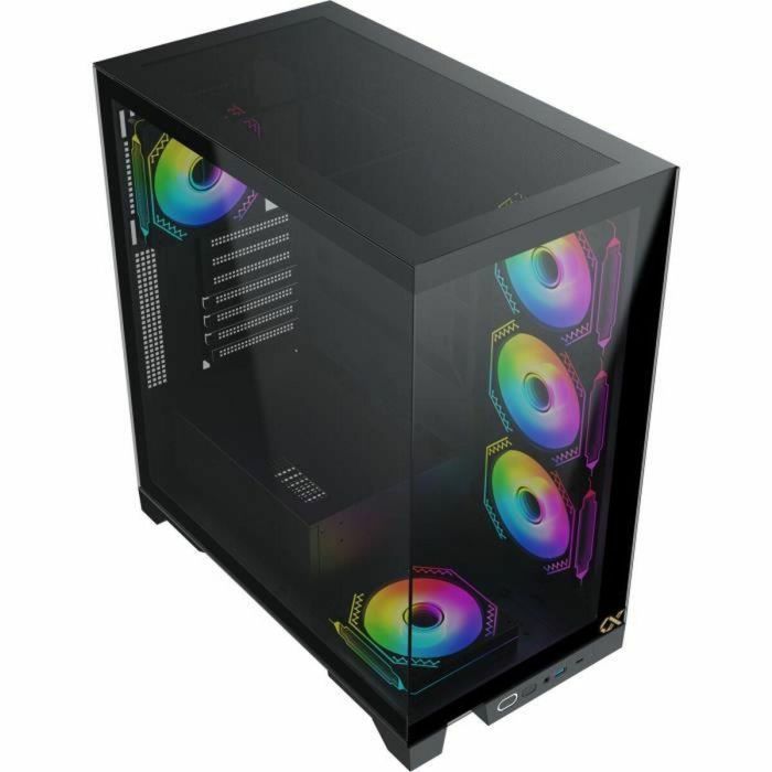 Xigmatek Caja PC Endorphin Ultra Negro Torre Media Formato ATX Ventiladores LED A-RGB XIG1713233124281 2