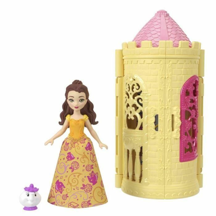 Mattel Torre Mini con Muñeca Sorpresa Disney Princess - Modelos Surtidos, Edad 3+ años 3