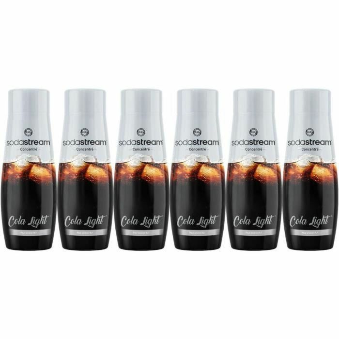 Sodastream SOD7290116748788 - Pack 6 Concentrados Cola Light 440ml, Rinde hasta 54L de Bebida Carbonatada Sodastream SOD7290116748788 - Pack 6 Concentrados Cola Light 440ml, Rinde hasta 54L de Bebida Carbonatada