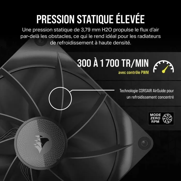 Corsair CO-9051012-WW Kit de Inicio Refrigeración PC con Ventilador PWM iCUE LINK RX140 de 140 mm 3