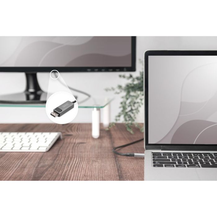 DIGITUS Kabel USB 3.0/C -> DP St/St 8K Bidirektional 3m schw 1 DIGITUS Kabel USB 3.0/C -> DP St/St 8K Bidirektional 3m schw 1