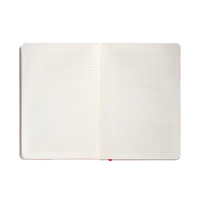 Antartik Cuaderno A5 Tapa Blanda Hojas Cuadriculadas Rojo 80 Hojas 80gr FSC 7