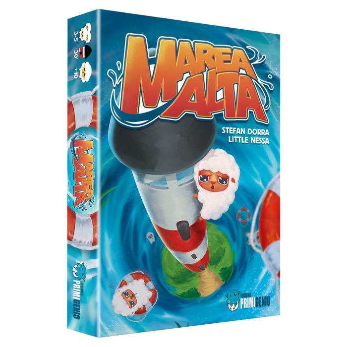 Ediciones Primigenio Juego Mesa ¡Marea Alta! Pegi 10 Juego de Tablero para 3-5 Jugadores Duración 30' Edad 10+