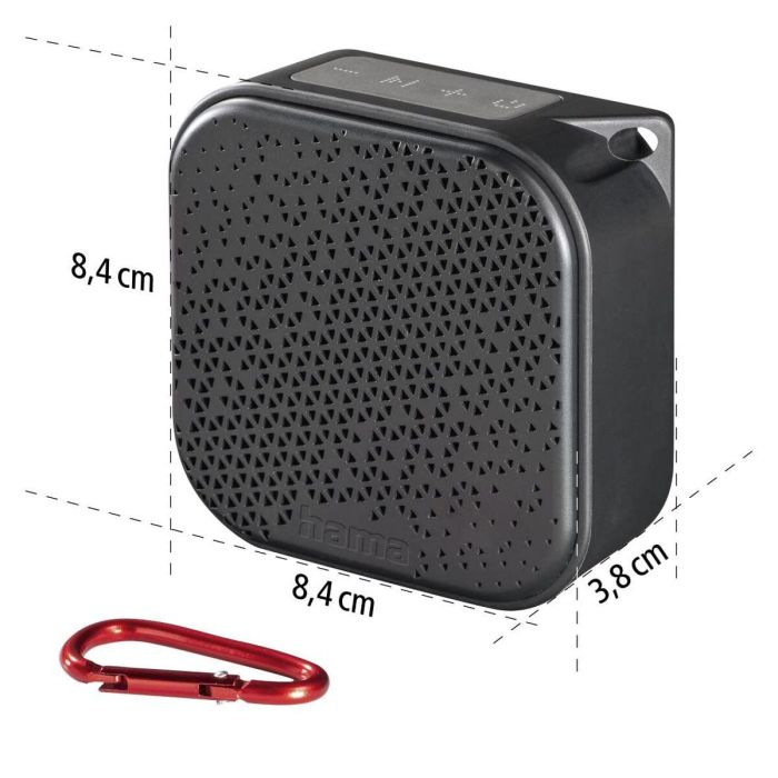 Altavoz Bluetooth Hama 00188224 Negro 12 Altavoz Bluetooth Hama 00188224 Negro 12