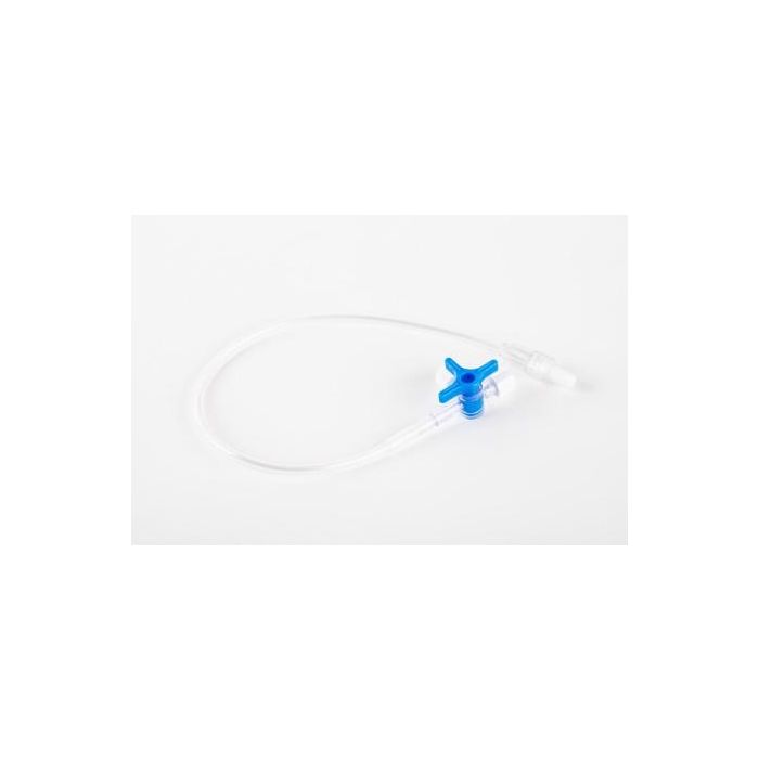 Llave 3 Vías con Extensión 10 cm para Sistema Intravenoso - 1 Unidad Llave 3 Vías con Extensión 10 cm para Sistema Intravenoso - 1 Unidad