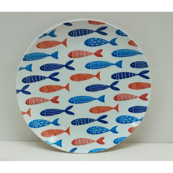 Plato de Postre La Mediterránea 20 cm Peces (24 Unidades) 1 Plato de Postre La Mediterránea 20 cm Peces (24 Unidades) 1