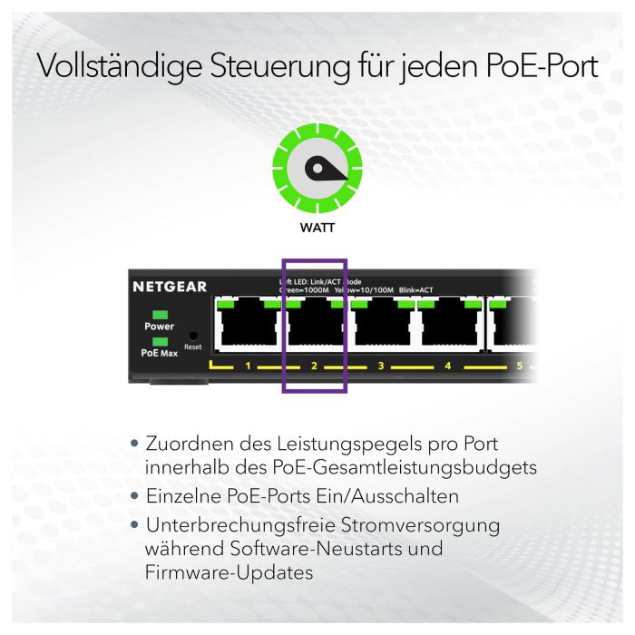 Switch Netgear GS305EP-100PES RJ-45