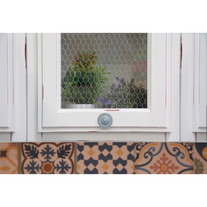 Rei Pomo Redondo para Mueble Mod. 3110 Ø35mm Zamak Acabado Gris Ceniza Pack 4 Unidades