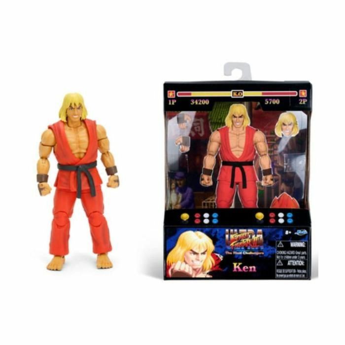 Street Fighter Ken Street Fighter II Figura de Acción 15 cm Plástico 27 Street Fighter Ken Street Fighter II Figura de Acción 15 cm Plástico 27