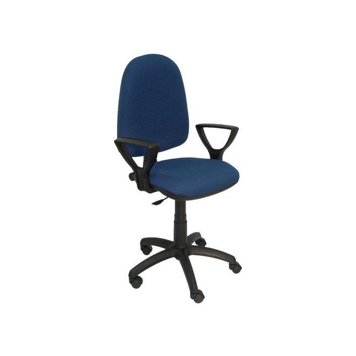 Silla Piqueras Y Crespo Ayna Brazos Fijos Mecanismo Contacto Permanente Con Regulacion De Profundidad Asiento Y Respaldo Tapizado Bali Azul