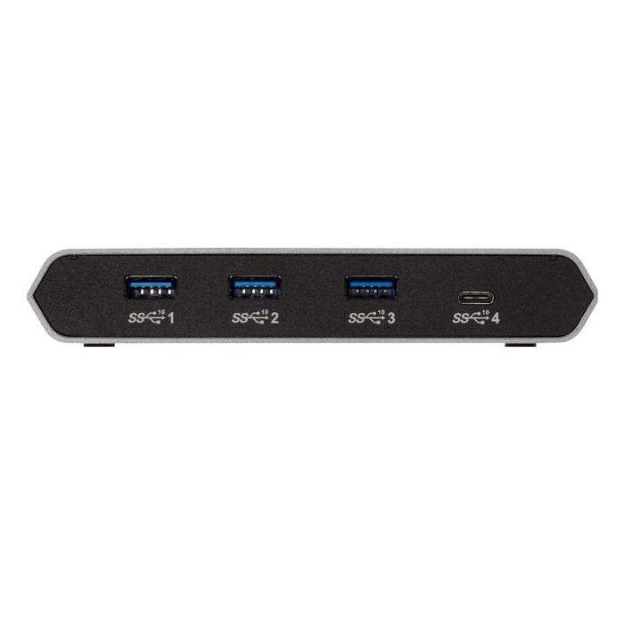 Aten US3342 Switch de Compartición USB-C 4 Puertos USB 3.2 Gen 2 10Gbps con Power Delivery para 2 Ordenadores y BEZEL X 2