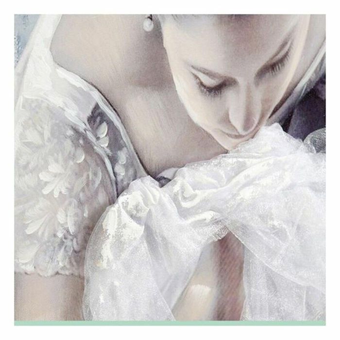 Cuadro DKD Home Decor Lienzo Gris Azul Madera Blanco (100 x 3 x 100 cm) (2 Unidades) 3